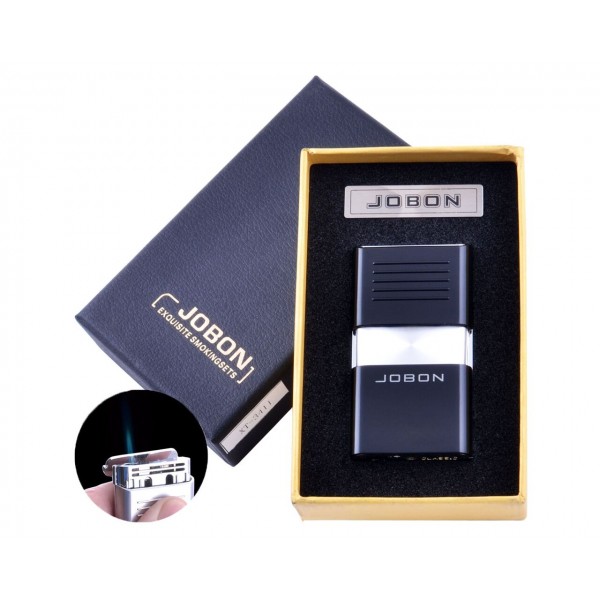 

Зажигалка подарочная Jobon (Острое пламя) №3411 Black