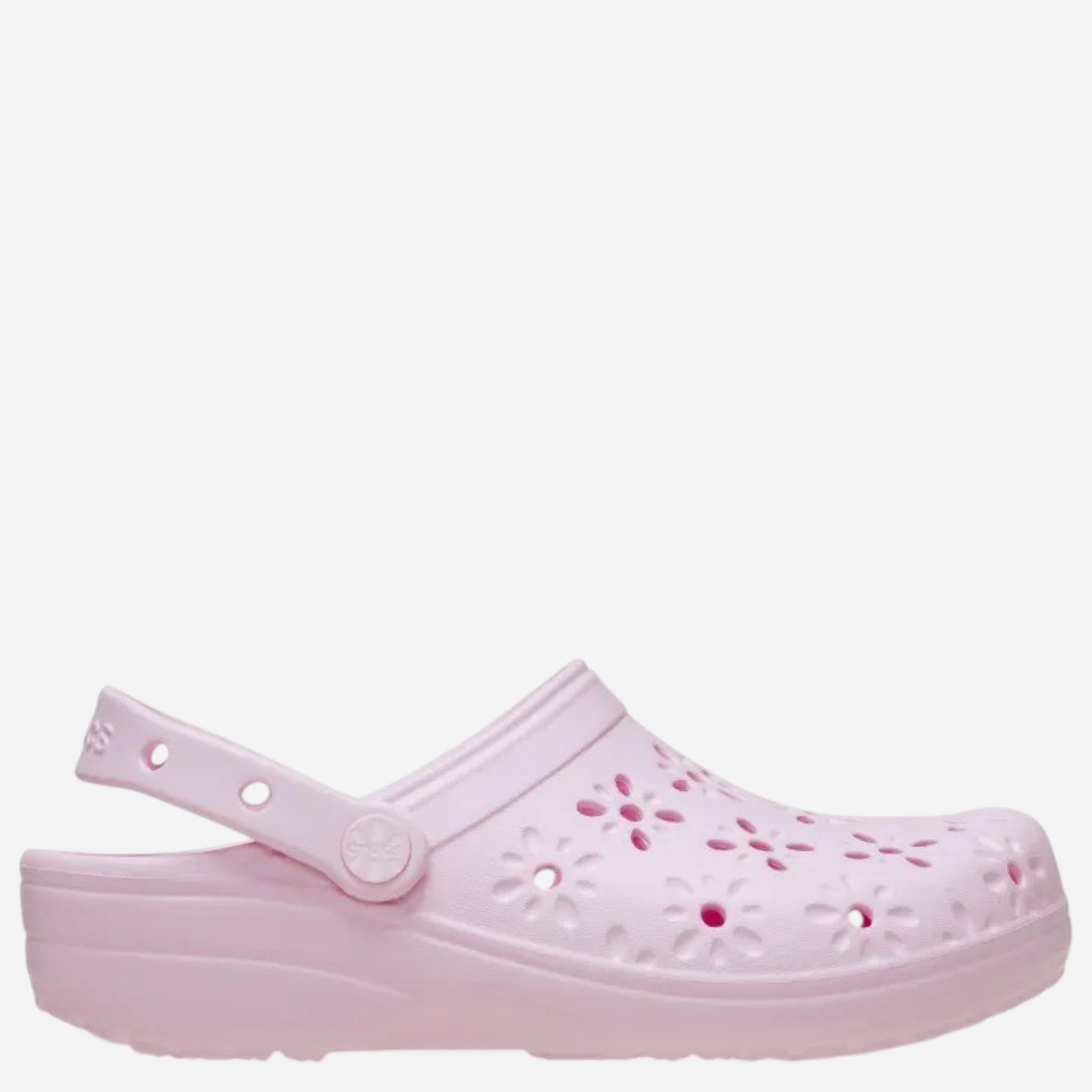 Жіночі крокси Crocs Classic Floral Cut Out Clog 210927-6ZW 37-38 (M5/W7) Світло-рожеві від Rozetka на платформі USKIDKA Акція на Жіночі крокси Crocs Classic Floral Cut Out Clog 210927-6ZW 37-38 (M5/W7) Світло-рожеві від Rozetka
