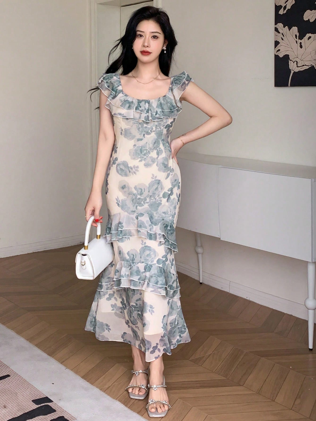 Акція на Сукня літня жіноча SHEIN GD-00150446 S Різнобарвна від Rozetka