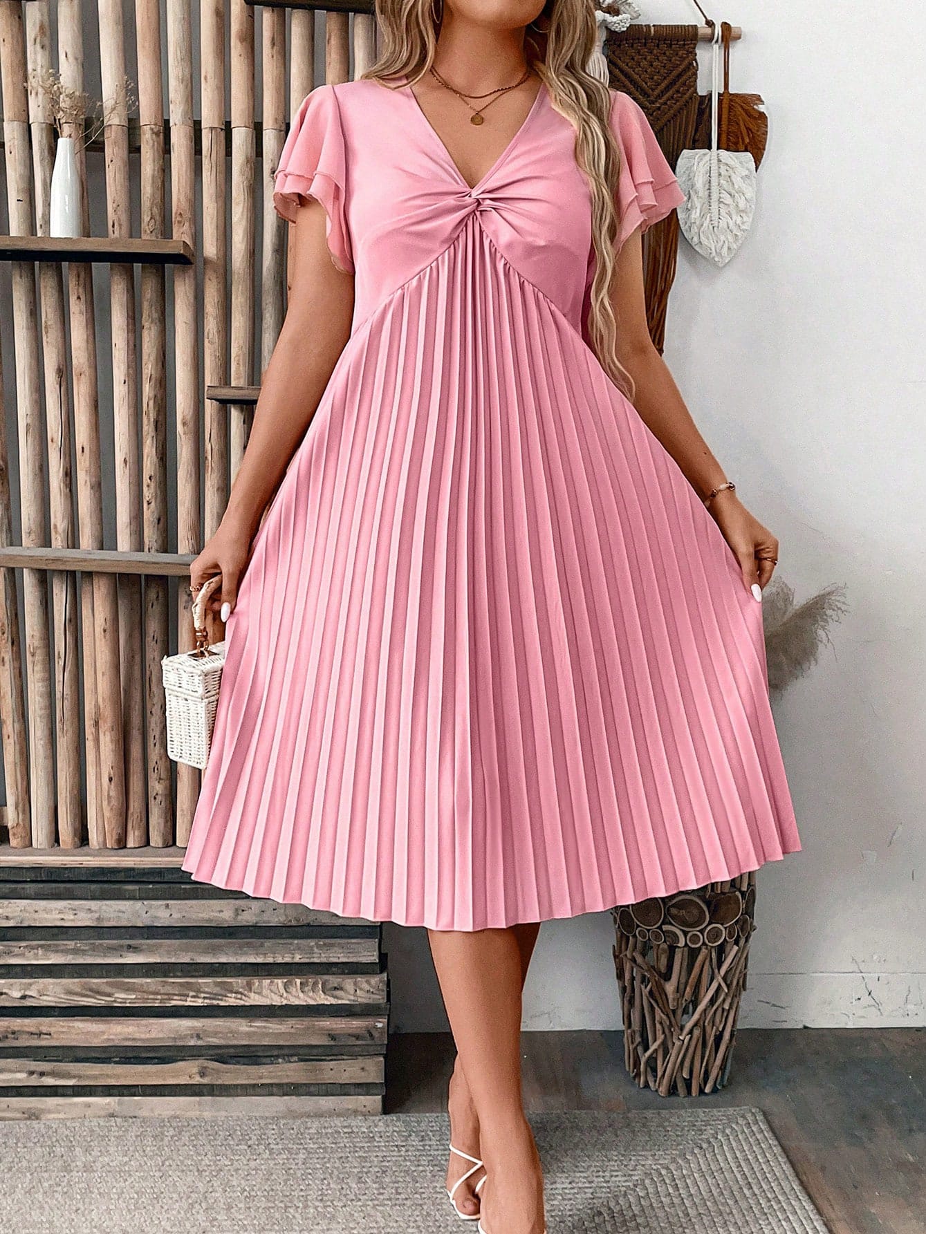 Сукня літня жіноча SHEIN GD-00137499 XL Світло-рожева від Rozetka на платформі USKIDKA Акція на Сукня літня жіноча SHEIN GD-00137499 XL Світло-рожева від Rozetka