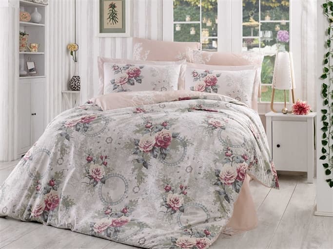 

КПБ HOBBY FLANNEL Clementina св.розовый 200*220/2*50*70