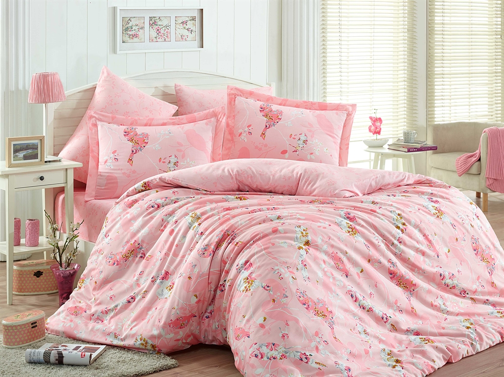 

КПБ HOBBY Exclusive Sateen Mystery персиковый 200*220/4*50*70