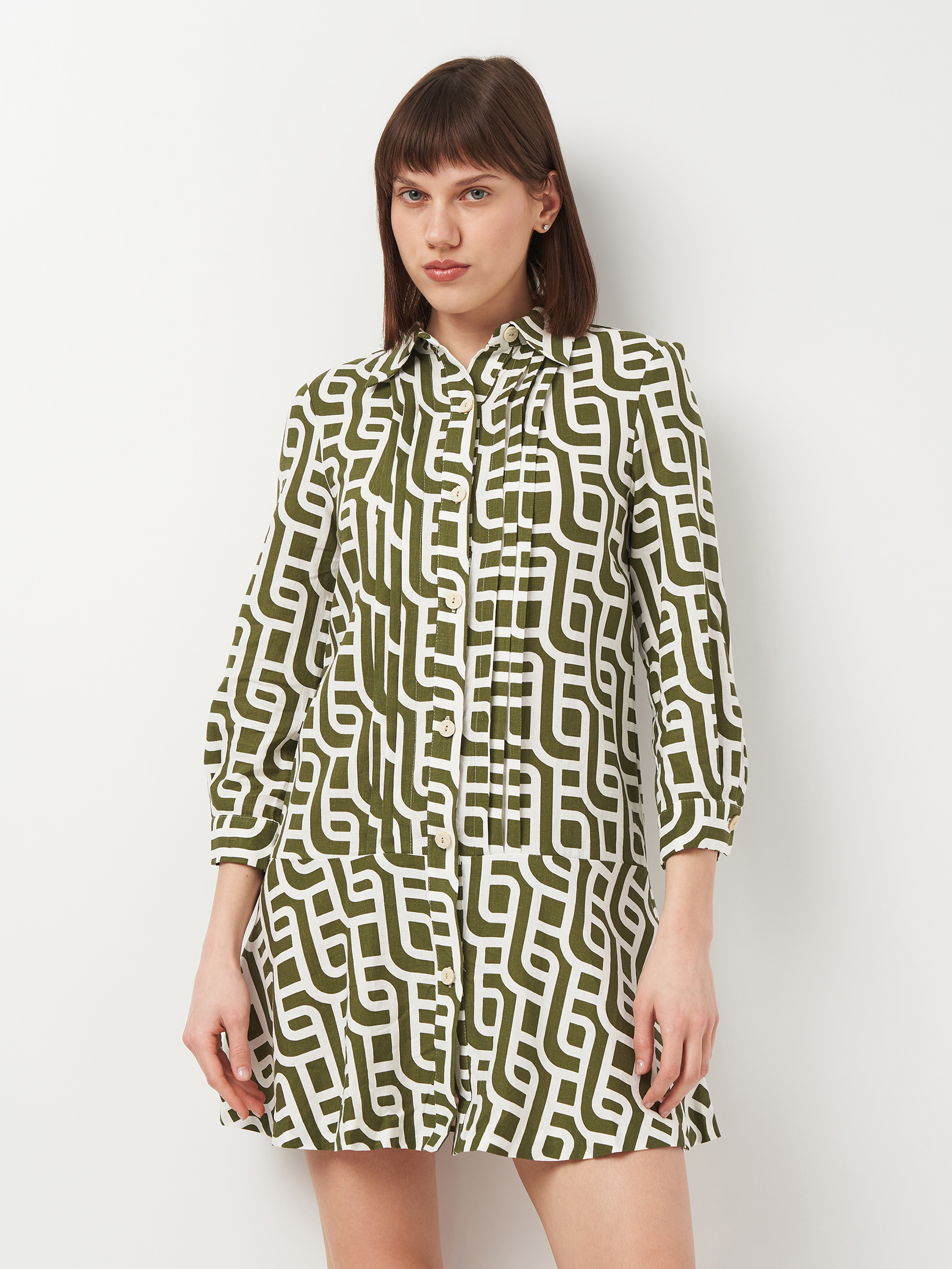 Акція на Сукня жіноча Zara 3459/337 M Хакі від Rozetka