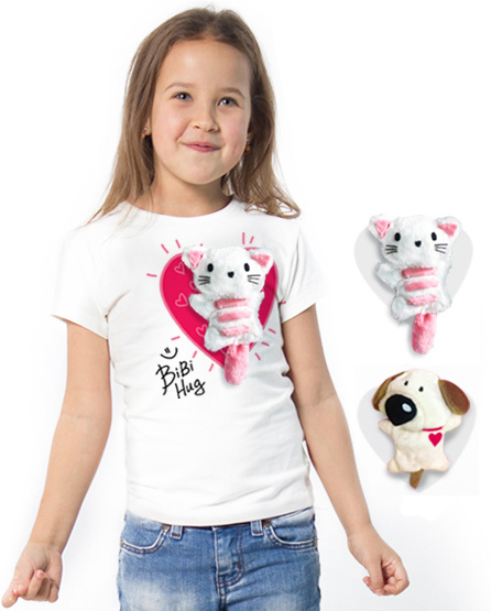 

Футболка BiBiClub Cute Toys 158 см белая