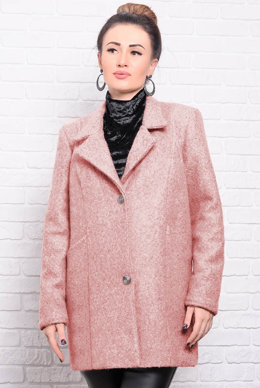 

Fashions • Женское пальто Angel Fashions 58 пудра (802-бр-лб)