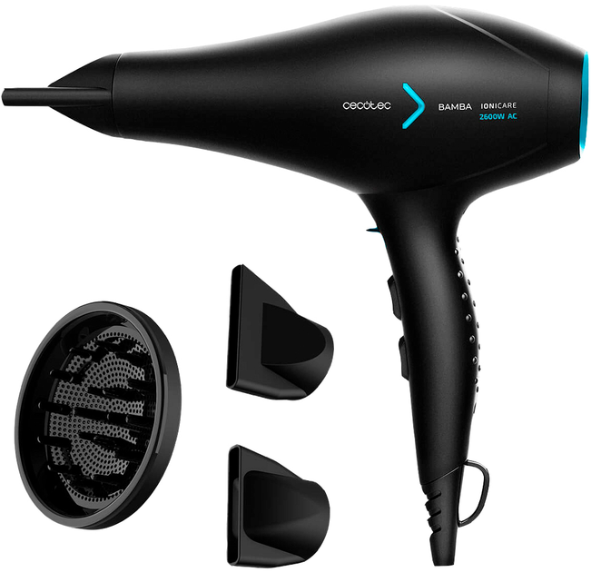 фото Фен Cecotec Bamba IoniCare 5350 PowerShine Ice Black