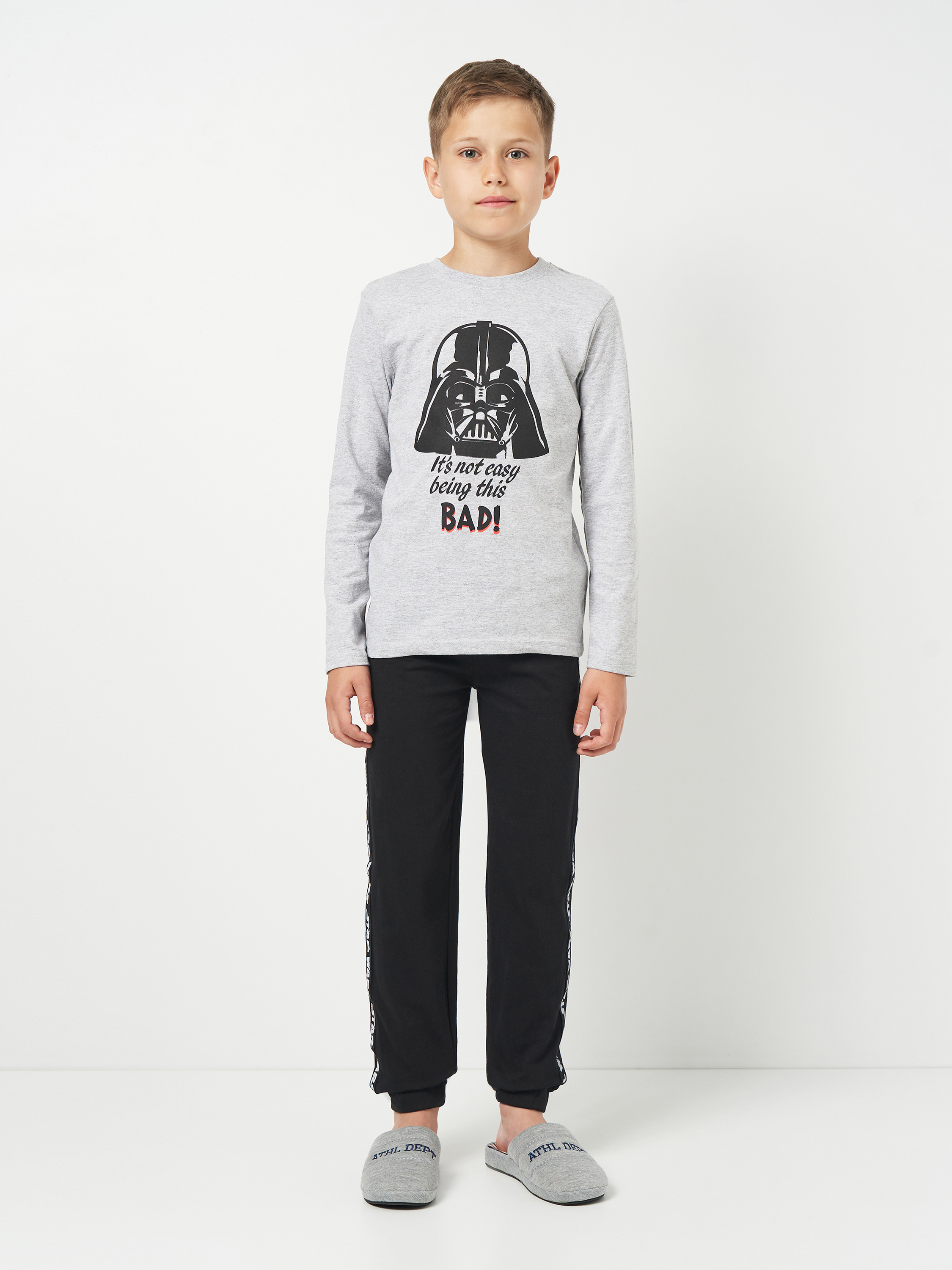 Дитяча піжама для хлопчика Disney StarWars SW 52 04 9850 140 см Сірий/Чорний від Rozetka на платформі USKIDKA Акція на Дитяча піжама для хлопчика Disney StarWars SW 52 04 9850 140 см Сірий/Чорний від Rozetka
