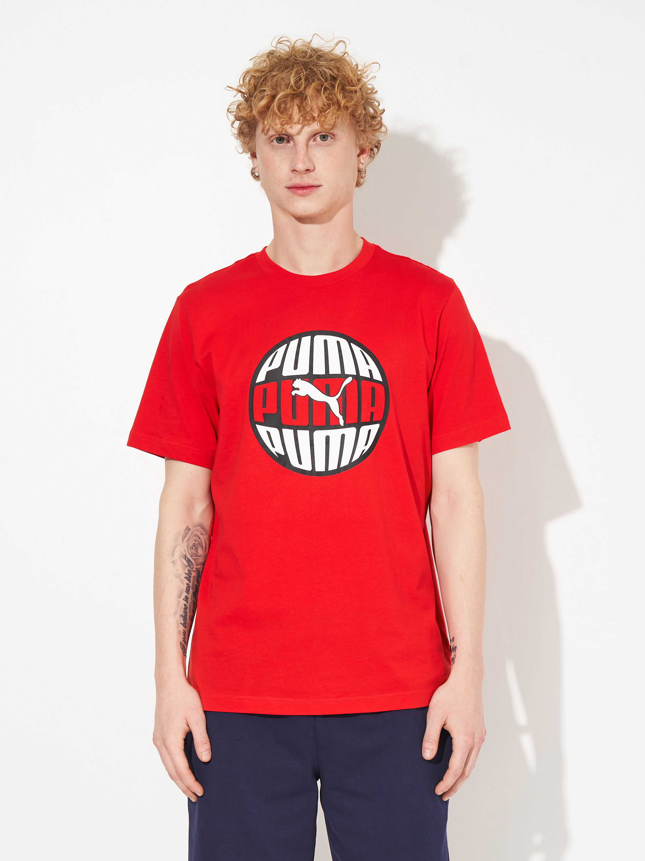 Футболка бавовняна довга чоловіча Puma Graphics 68017411 XL For All Time Red з принтом від Rozetka на платформі USKIDKA Акція на Футболка бавовняна довга чоловіча Puma Graphics 68017411 XL For All Time Red з принтом від Rozetka