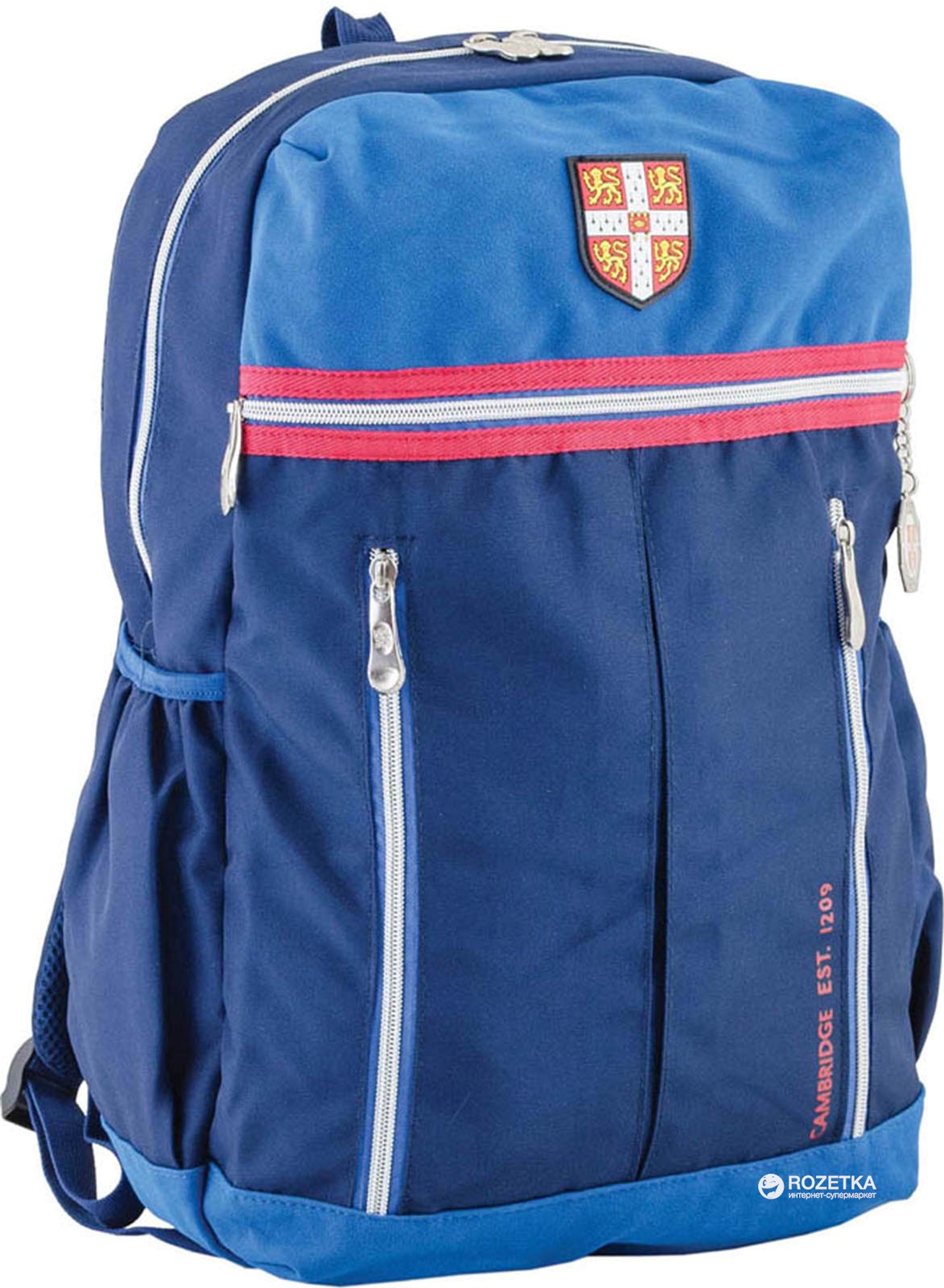 

Рюкзак подростковый YES CA 095 28x45x11 см 14 л Синий (554037)
