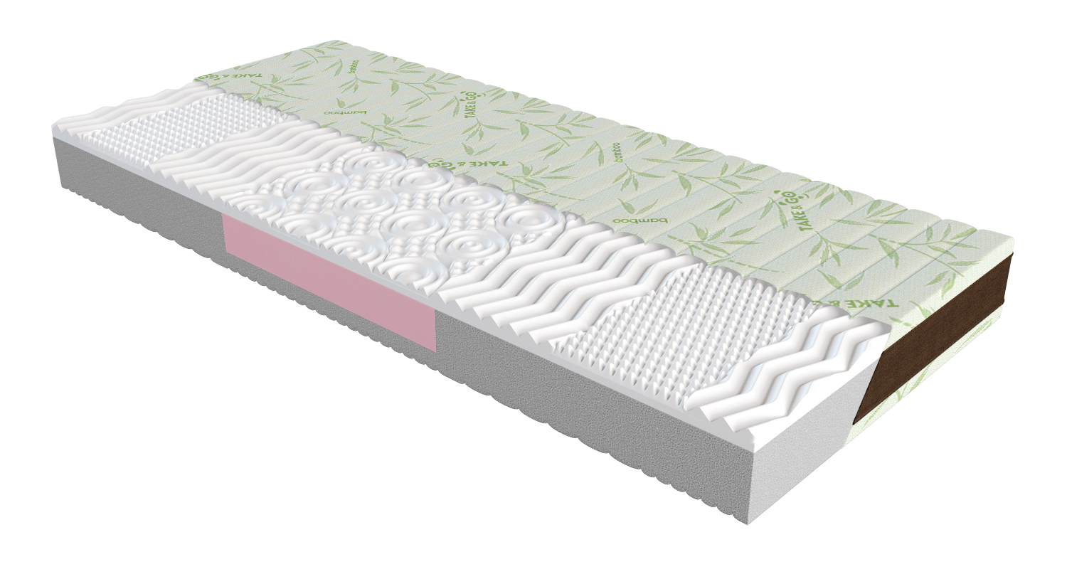 

Матрас ЕММ Take&Go Bamboo NeoWhite 140*200 см
