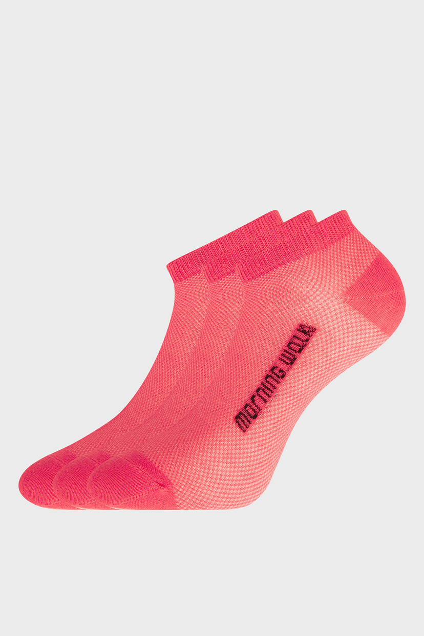 

Женские розовые носки (3 пары) Oodji 35-37 57102604T3/48022/6