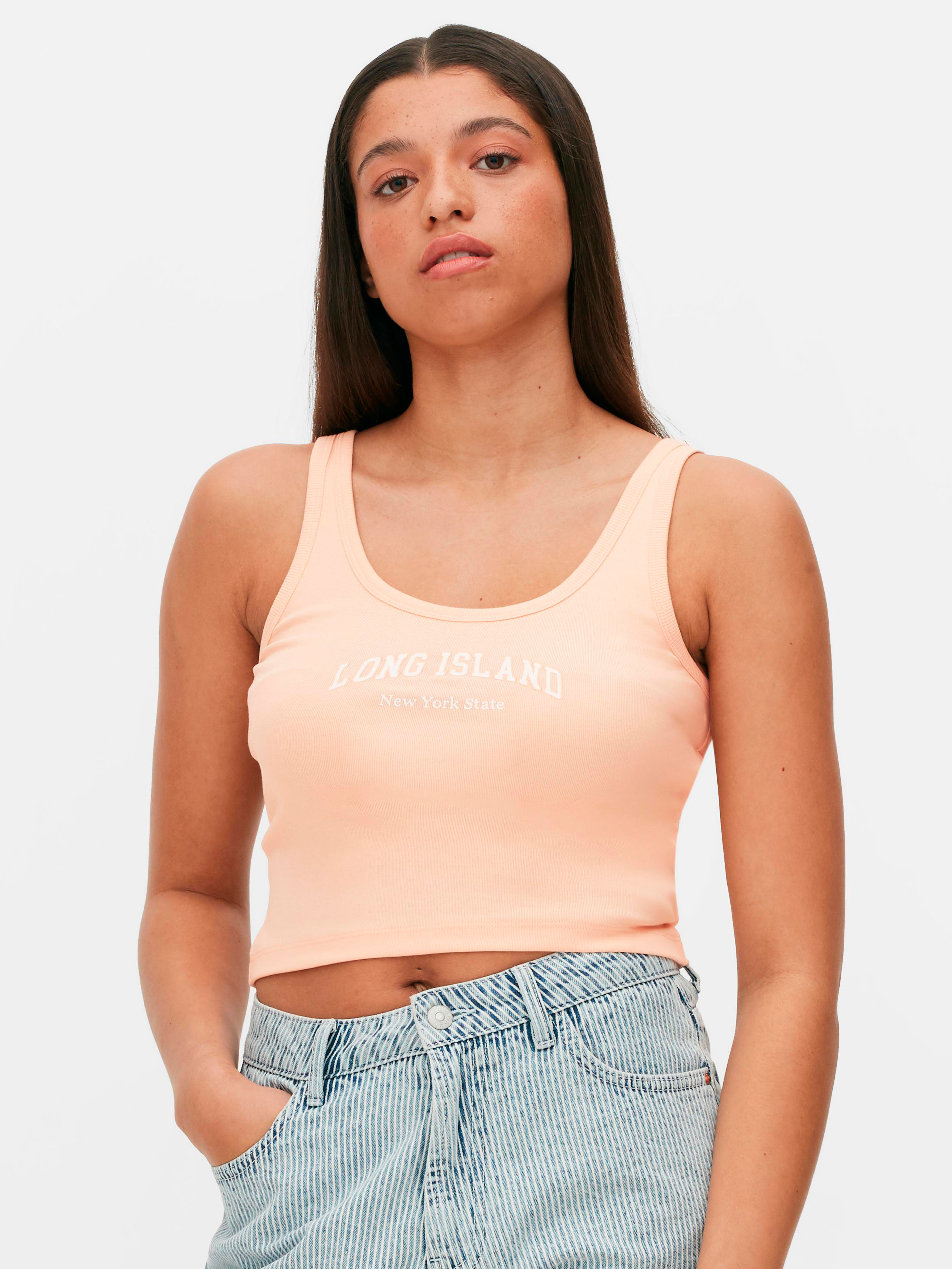 Топ жіночий Primark XAZ519067ZDKT L Персиковий від Rozetka на платформі USKIDKA Акція на Топ жіночий Primark XAZ519067ZDKT L Персиковий від Rozetka