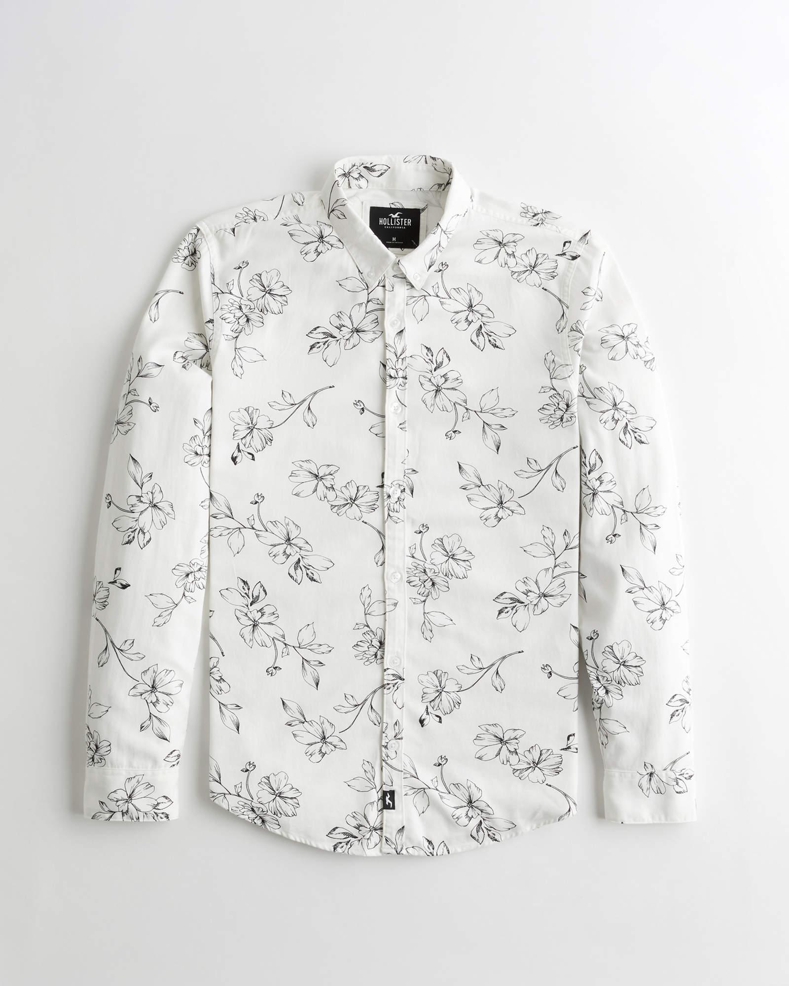 

Рубашка Hollister HC8155M S Белый