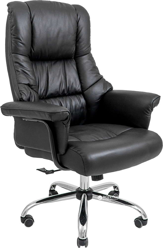 

Кресло ITPRO Форум Хром Кожа Черное