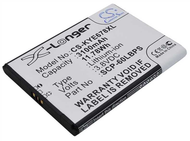 

Аккумулятор для Kyocera Brigadier 3100 mAh Cameron Sino