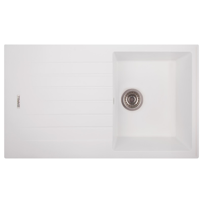 

Кухонна мийка Apell Pietra Plus PTPL1001GW Total white