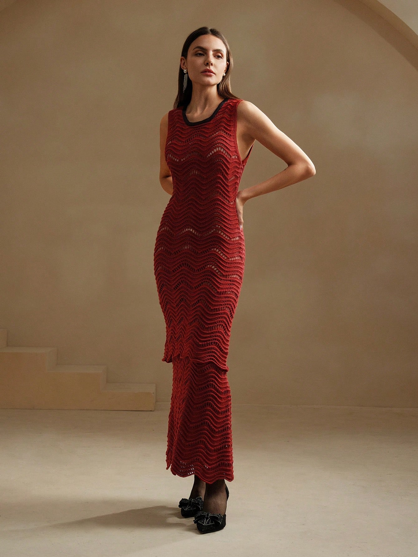 Плаття жіноче SHEIN GD-00120788 L Бордове від Rozetka на платформі USKIDKA Акція на Плаття жіноче SHEIN GD-00120788 L Бордове від Rozetka