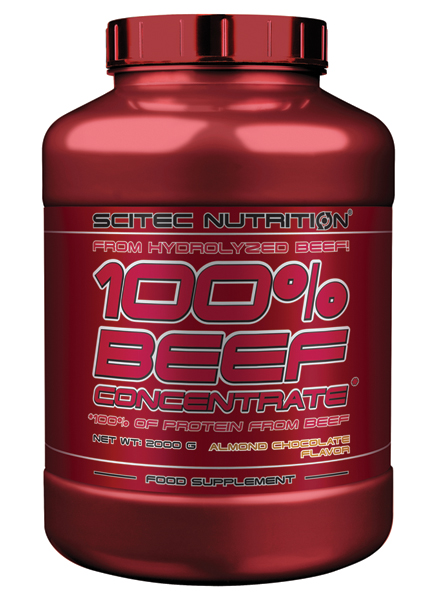 

Говяжий концентрат 100% Beef Concentrate 2000g SCITEC NUTRITION мендаль-шоколад