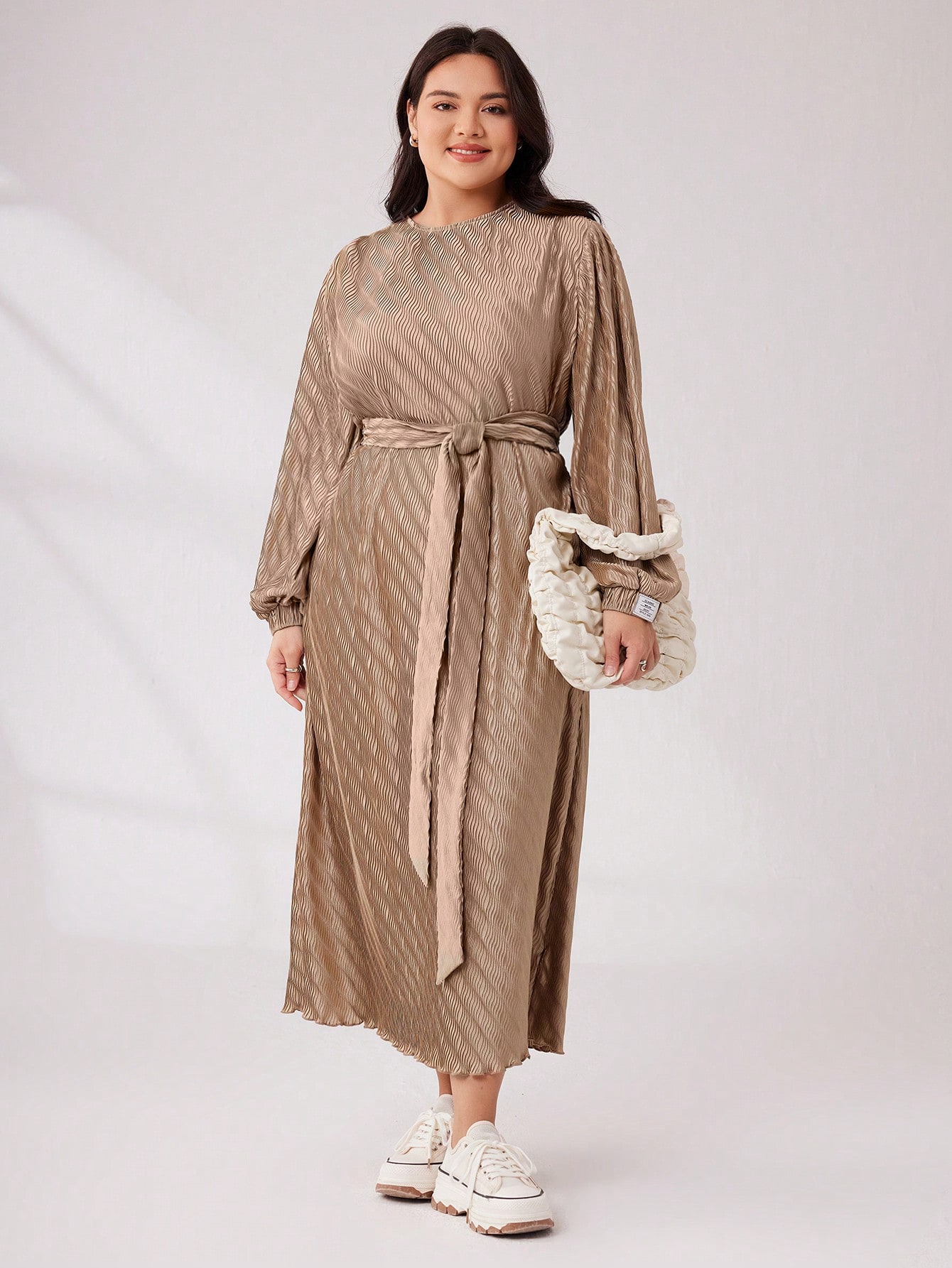 Плаття вечірнє міді осіннє жіноче SHEIN GD-00137069 XL Світло-бежеве від Rozetka на платформі USKIDKA Акція на Плаття вечірнє міді осіннє жіноче SHEIN GD-00137069 XL Світло-бежеве від Rozetka