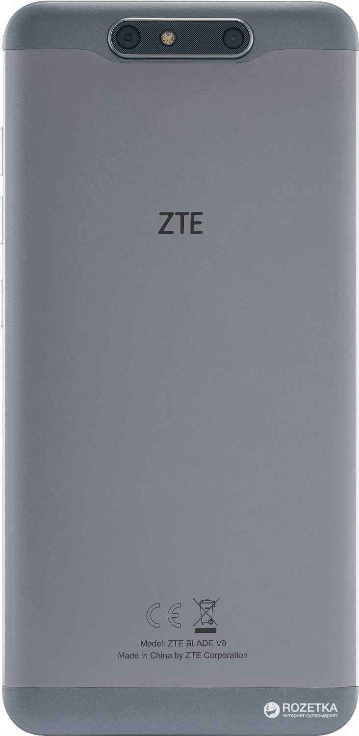 Мобильный телефон ZTE Blade V8 Gray – фото, отзывы, характеристики в  интернет-магазине ROZETKA | Купить в Украине: Киеве, Харькове, Днепре,  Одессе, Запорожье, Львове