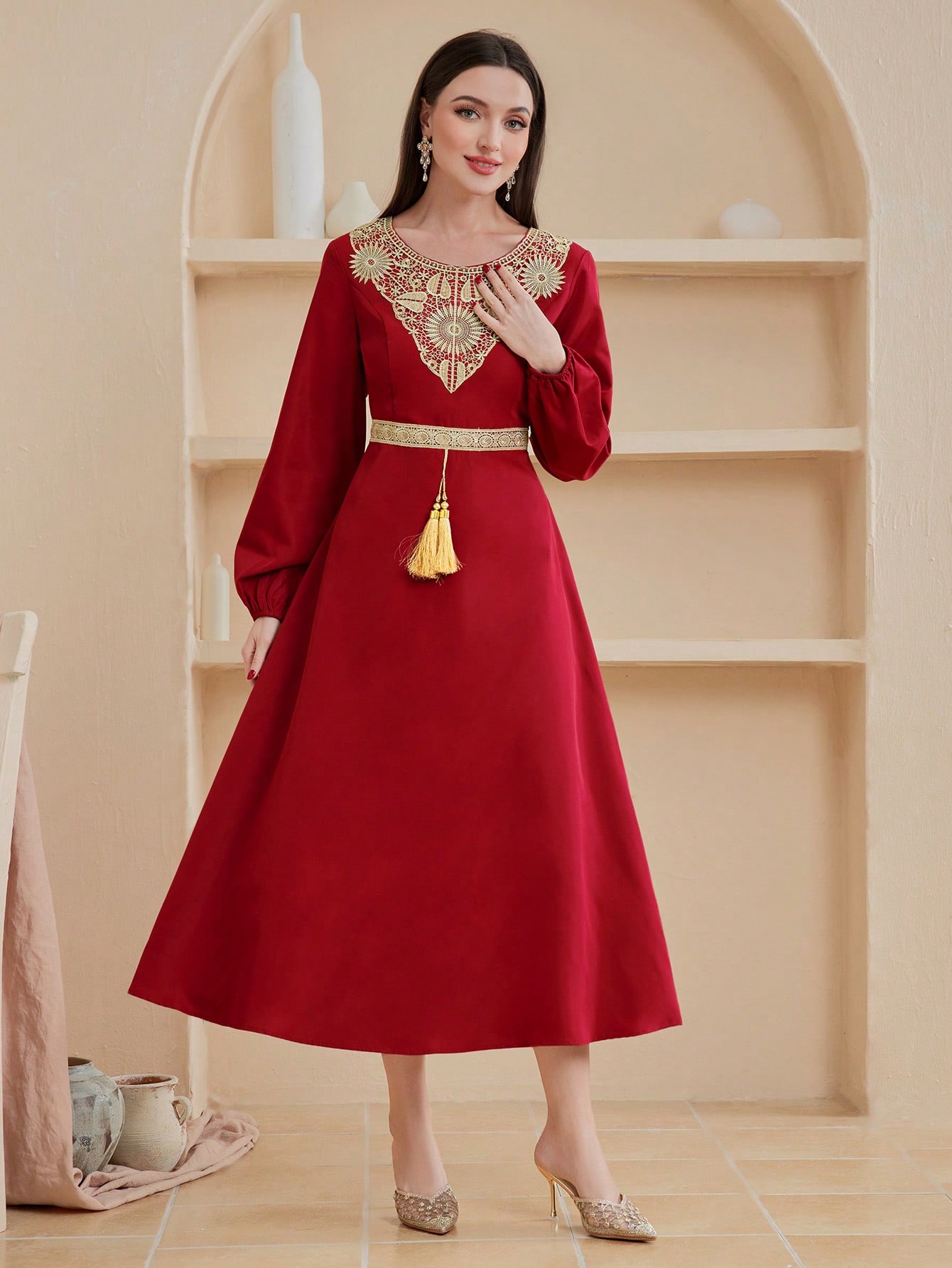 Плаття жіноче SHEIN GD-00146222 M Червоне від Rozetka на платформі USKIDKA Акція на Плаття жіноче SHEIN GD-00146222 M Червоне від Rozetka