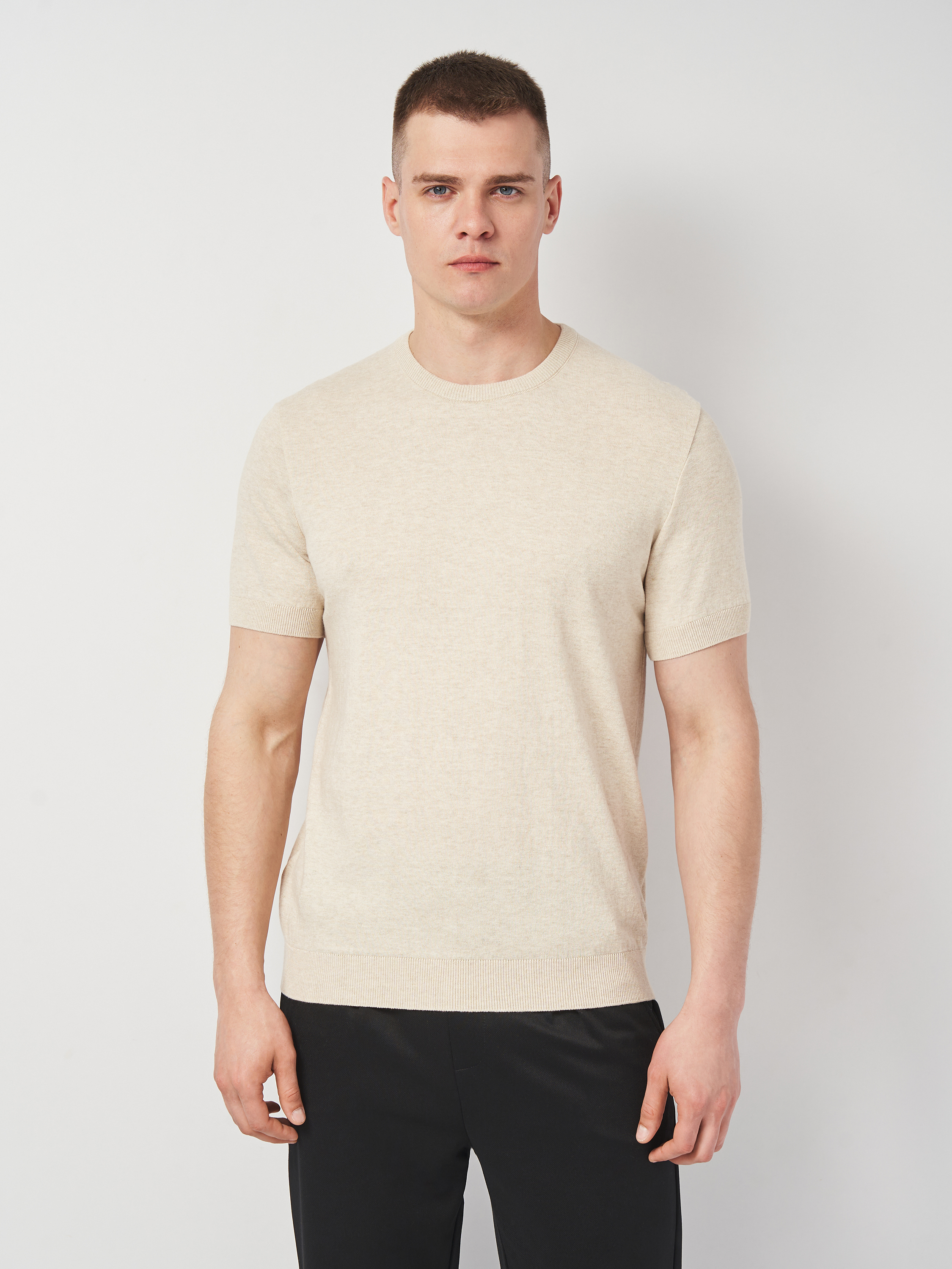 Футболка бавовняна довга чоловіча ASK ME Crew-neck SS N-AVT-120 KM09.01.16.52 XL Бежева від Rozetka на платформі USKIDKA Акція на Футболка бавовняна довга чоловіча ASK ME Crew-neck SS N-AVT-120 KM09.01.16.52 XL Бежева від Rozetka