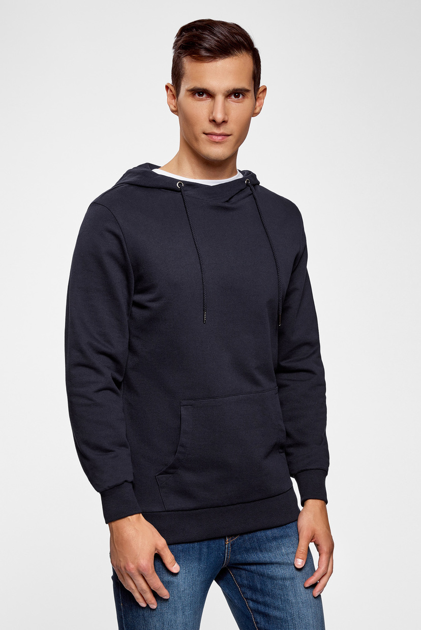 

Мужское синее худи Oodji XXL 5B111004M/47648N/7901N