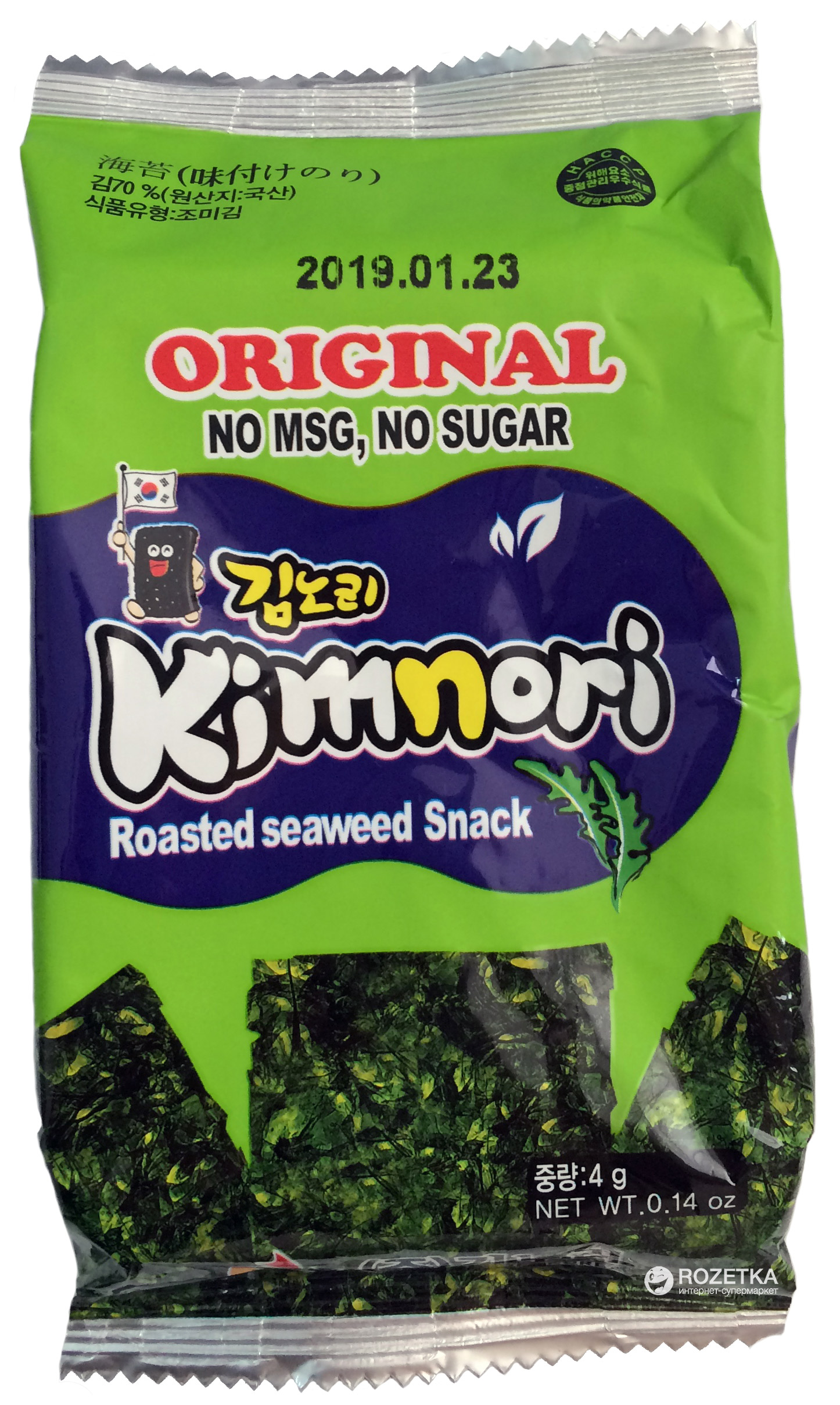 Чипсы Нори Kimnori Original 4 г (8809395750017) – купить в Украине ...