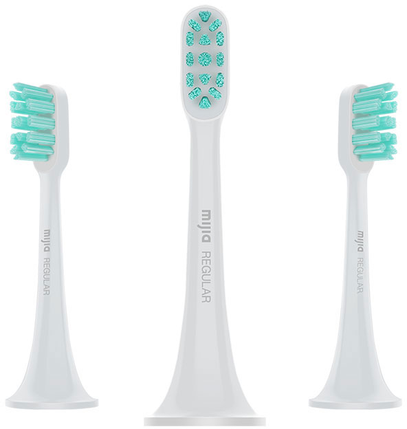 

Насадка для зубной щетки Xiaomi MiJia Toothbrush Head x 3 (DDYST01SKS / 369235)