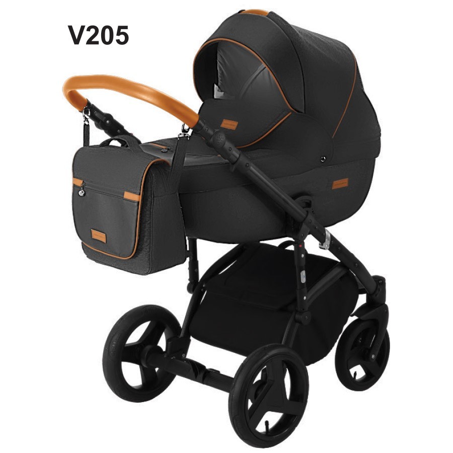 

Коляска Adamex Massimo Deluxe V205 2 в 1 Серый