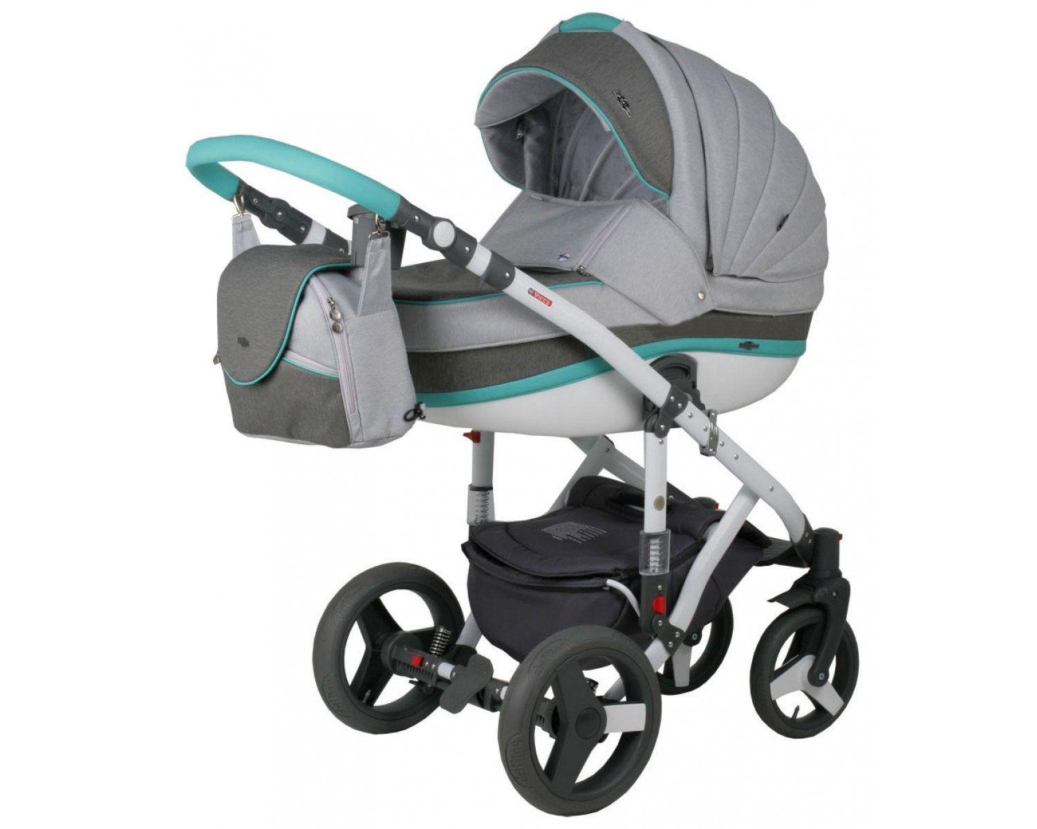 

Коляска Adamex Vicco R9 2 в 1 Серый