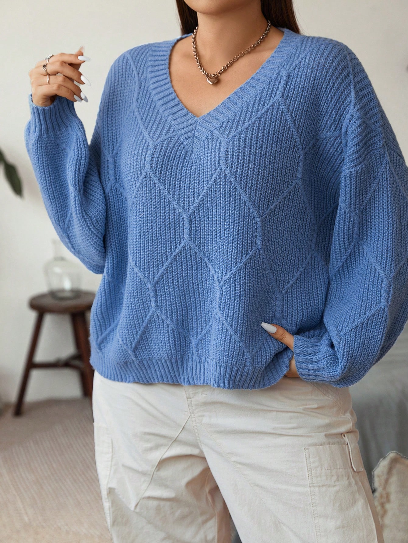 Джемпер жіночий SHEIN GD-00135592 XL Блакитний від Rozetka на платформі USKIDKA Акція на Джемпер жіночий SHEIN GD-00135592 XL Блакитний від Rozetka