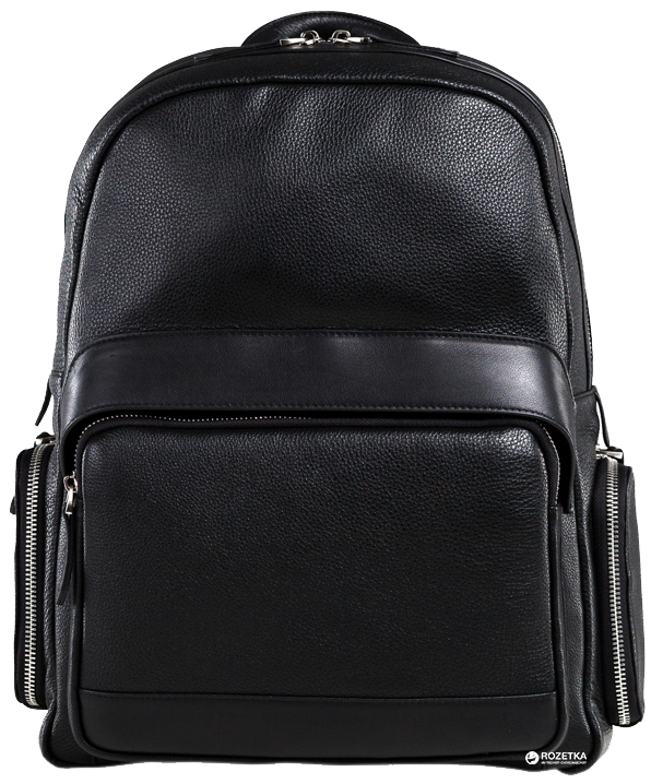 

Мужской рюкзак кожаный Tiding Bag B3-047A Черный