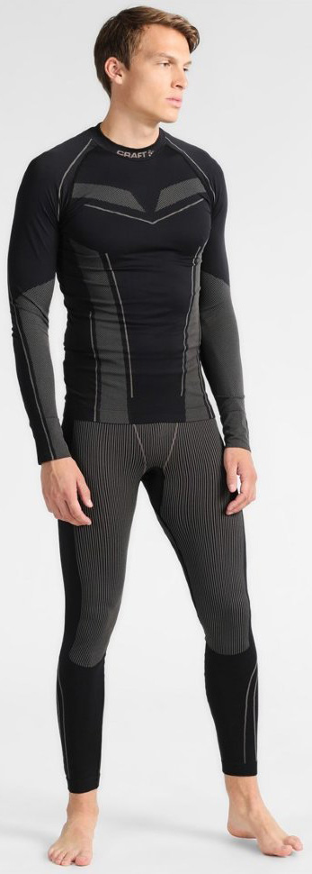 

Комплект мужского термобелья Craft Baselayer Seamless Zone Set Man 1905330-2999 XXL Black/Granite