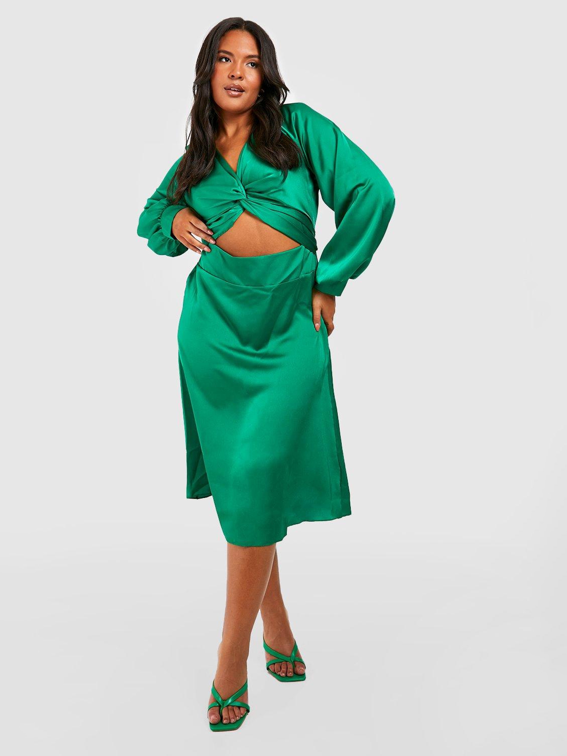 Сукня міді літня жіноча Boohoo GD-00188159 28 Зелена від Rozetka на платформі USKIDKA Акція на Сукня міді літня жіноча Boohoo GD-00188159 28 Зелена від Rozetka