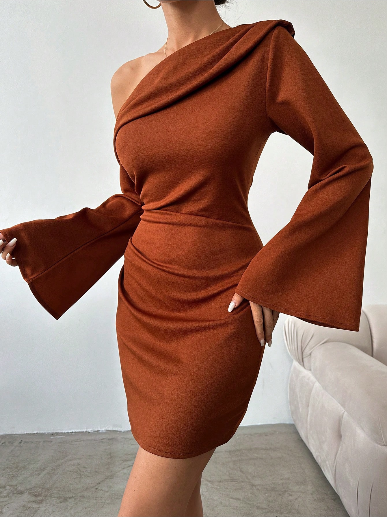 Плаття коротке літнє жіноче SHEIN GD-00089794 S Коричневе від Rozetka на платформі USKIDKA Акція на Плаття коротке літнє жіноче SHEIN GD-00089794 S Коричневе від Rozetka