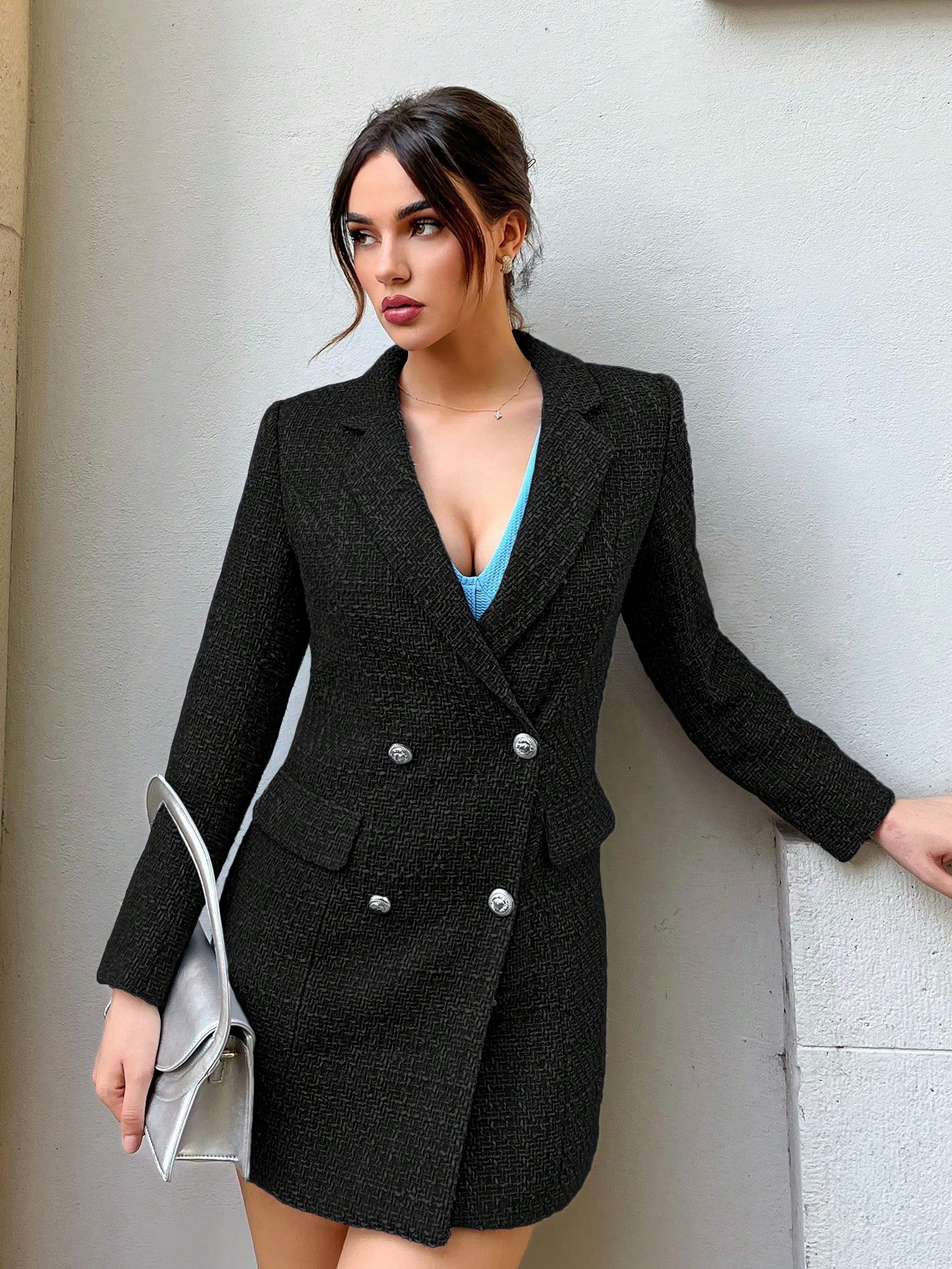 Пальто жіноче SHEIN GD-00159757 XL Чорне від Rozetka на платформі USKIDKA Акція на Пальто жіноче SHEIN GD-00159757 XL Чорне від Rozetka