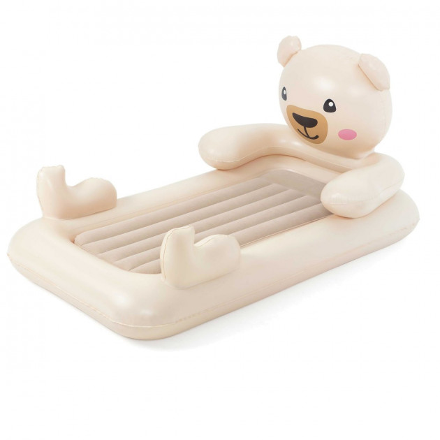 

Детская надувная велюр кровать Bestway Teddy Мишка 67712 размер 188*109*89 см