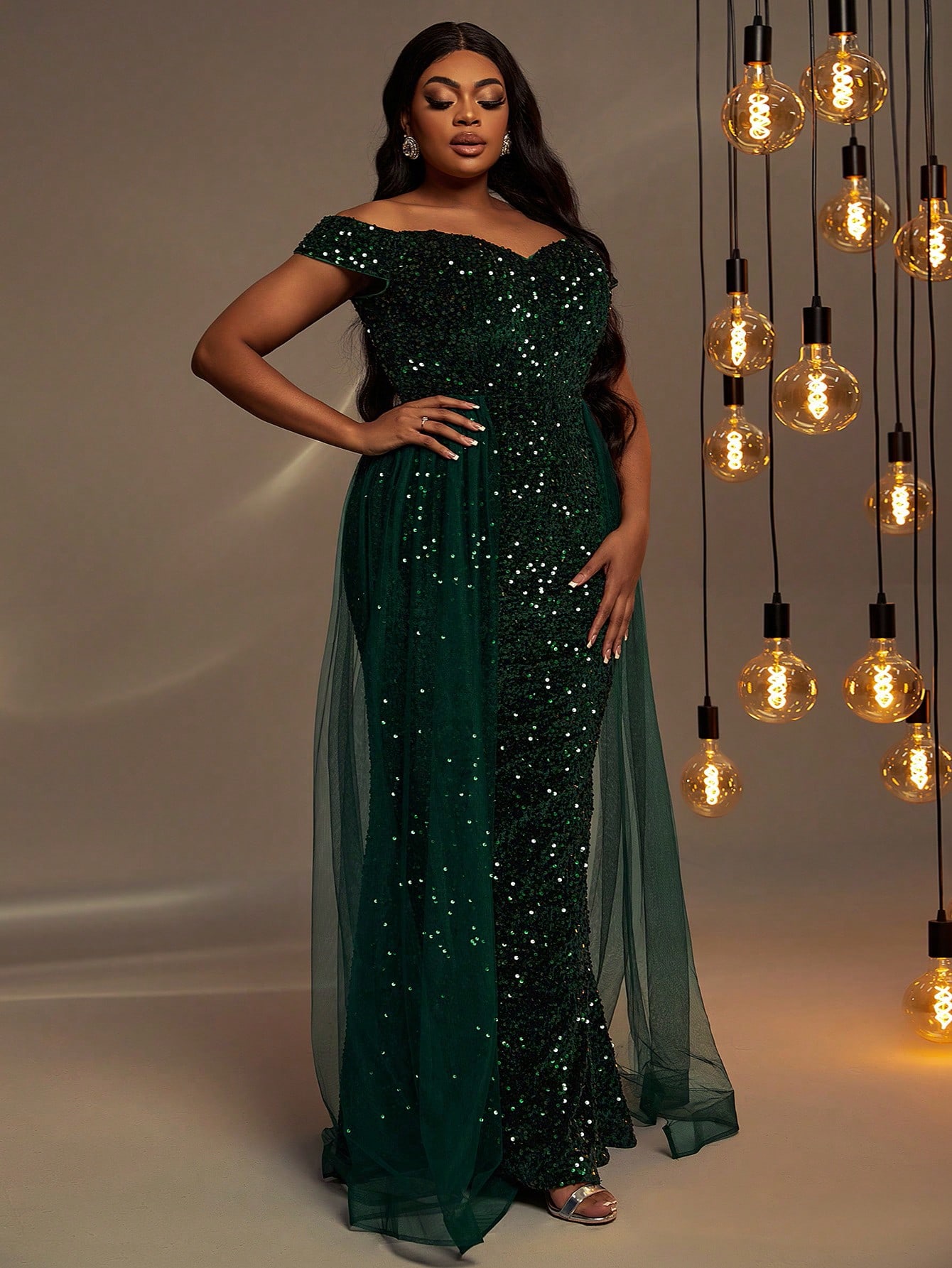 Сукня вечірня довга жіноча SHEIN GD-00162982 5XL Темно-зелена від Rozetka на платформі USKIDKA Акція на Сукня вечірня довга жіноча SHEIN GD-00162982 5XL Темно-зелена від Rozetka