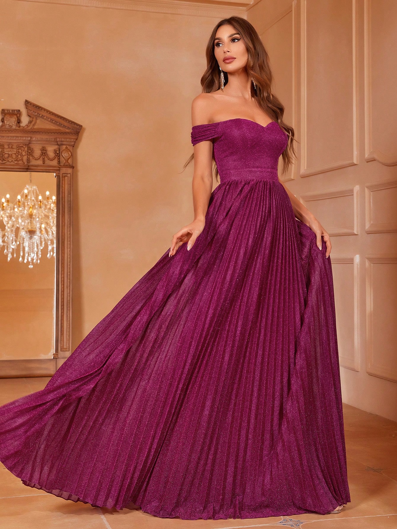 Сукня вечірня довга жіноча SHEIN GD-00165343 XL Фуксія від Rozetka на платформі USKIDKA Акція на Сукня вечірня довга жіноча SHEIN GD-00165343 XL Фуксія від Rozetka