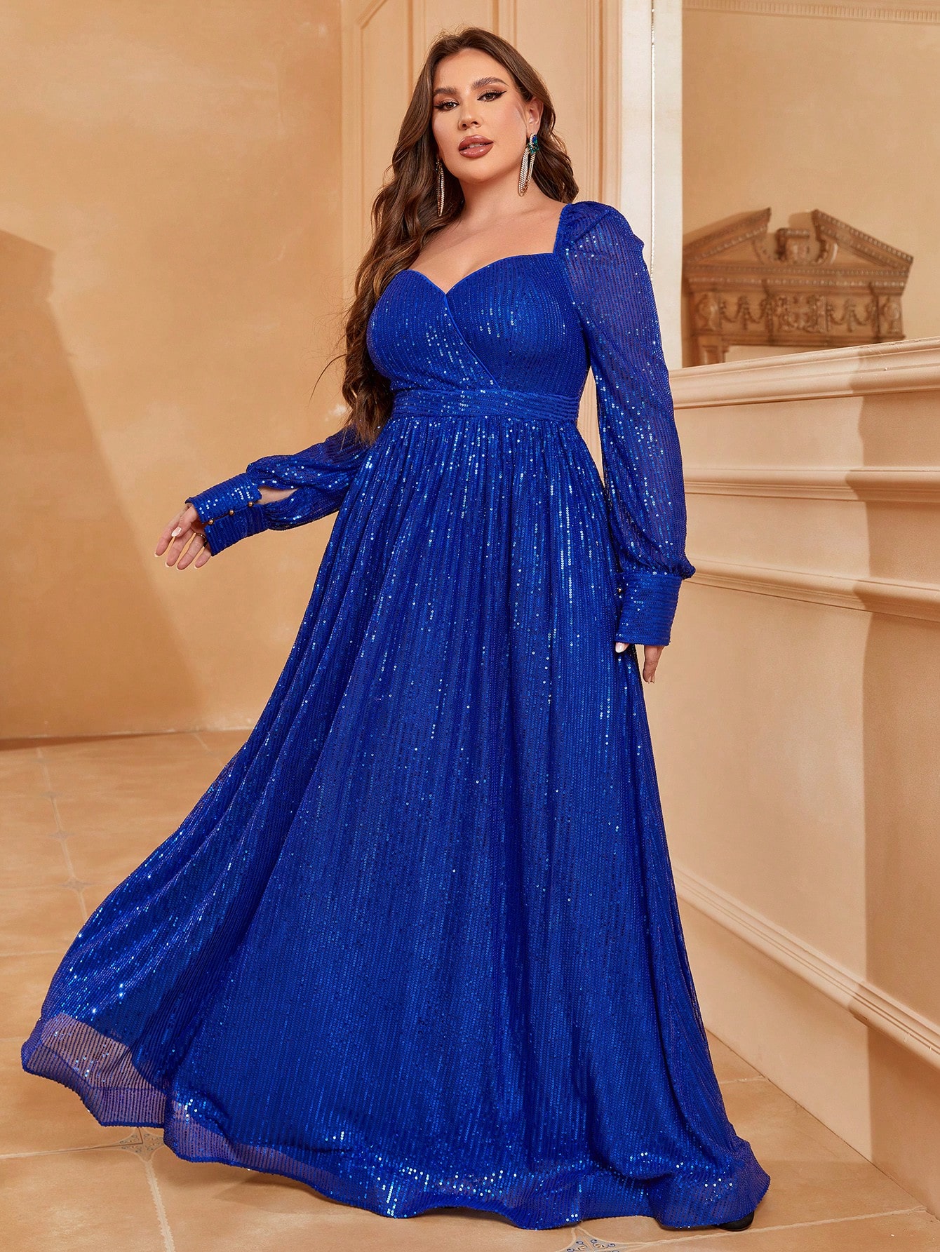 Сукня вечірня довга жіноча SHEIN GD-00165365 XL Синя від Rozetka на платформі USKIDKA Акція на Сукня вечірня довга жіноча SHEIN GD-00165365 XL Синя від Rozetka