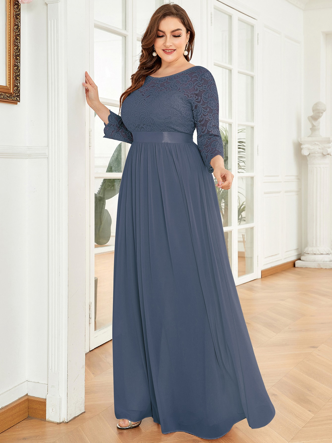Сукня вечірня довга жіноча SHEIN GD-00158175 5XL Сіра із блакитним від Rozetka на платформі USKIDKA Акція на Сукня вечірня довга жіноча SHEIN GD-00158175 5XL Сіра із блакитним від Rozetka