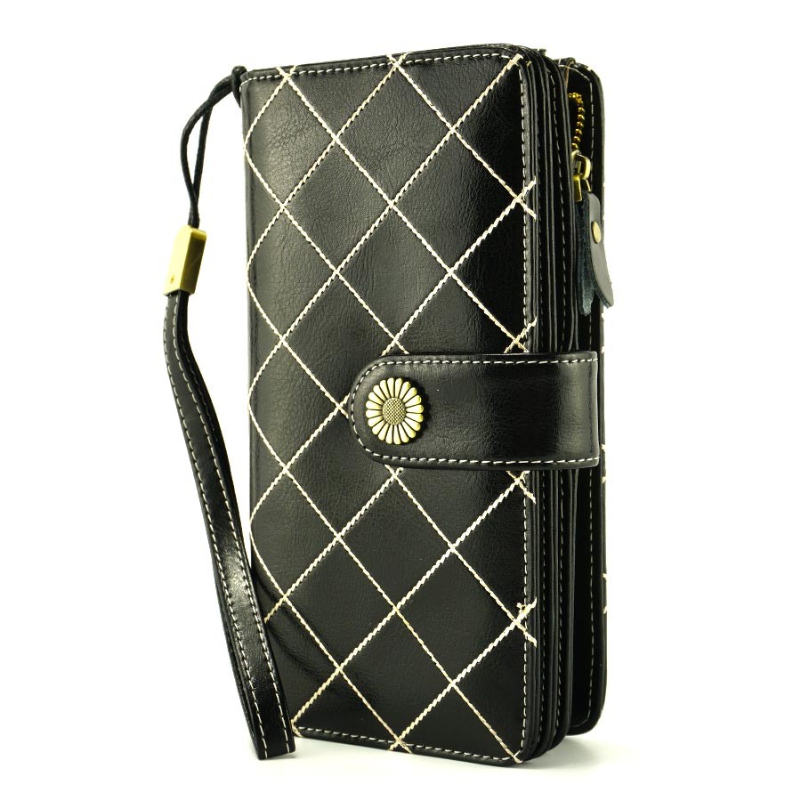 

Женский кожаный кошелёк Baellerry SendEfn (BT-WP038) Чёрный