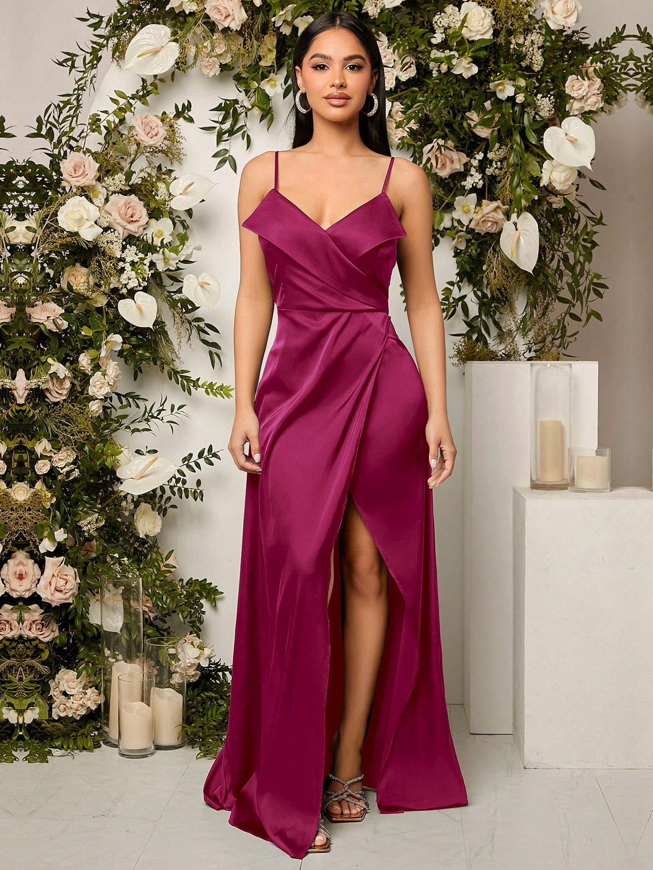 Сукня вечірня довга жіноча SHEIN GD-00166091 M Фуксія від Rozetka на платформі USKIDKA Акція на Сукня вечірня довга жіноча SHEIN GD-00166091 M Фуксія від Rozetka