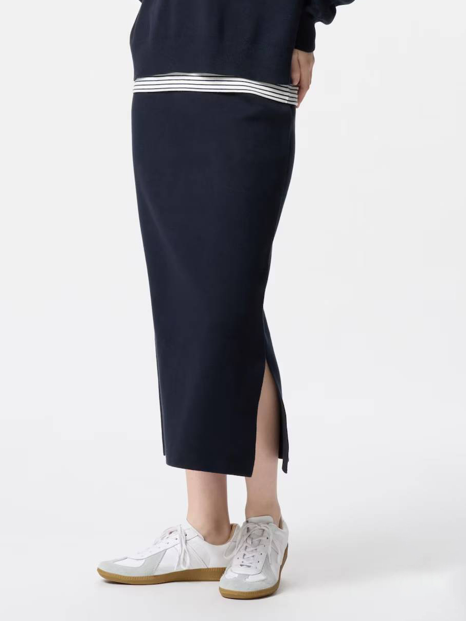 Спідниця довга осіння жіноча Uniqlo 429066902 M Синя від Rozetka на платформі USKIDKA Акція на Спідниця довга осіння жіноча Uniqlo 429066902 M Синя від Rozetka