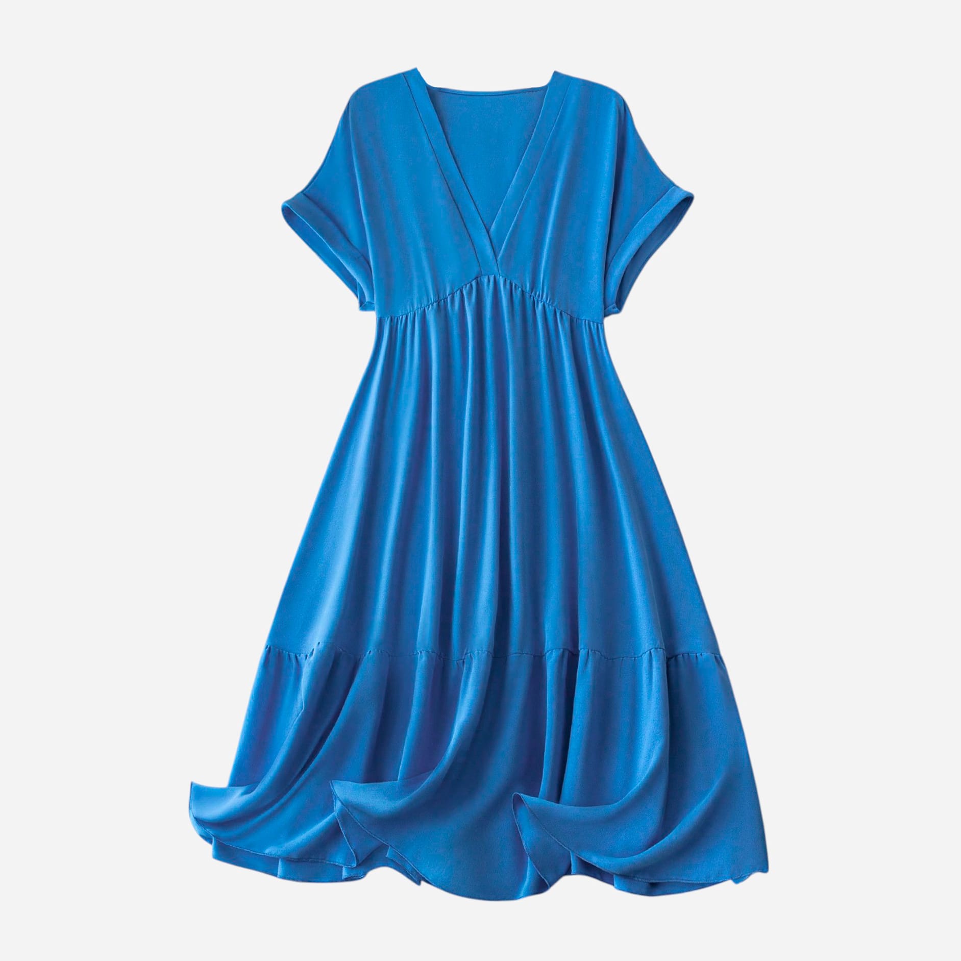 Акція на Сукня жіноча SHEIN GD-00135751 4XL Блакитна від Rozetka