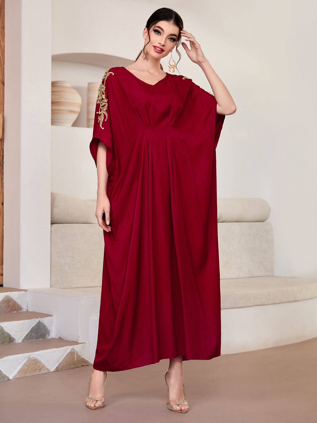 Сукня жіноча SHEIN GD-00161199 S Бордова від Rozetka на платформі USKIDKA Акція на Сукня жіноча SHEIN GD-00161199 S Бордова від Rozetka