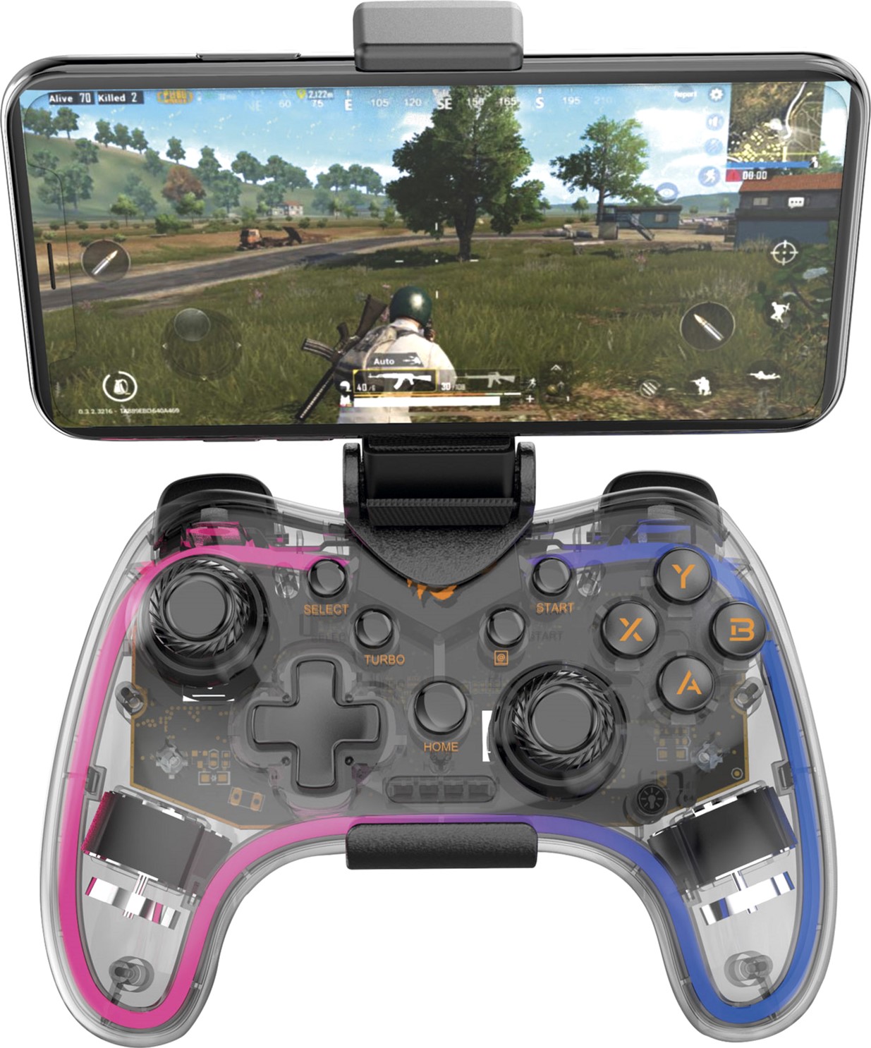 фото Геймпад Havit HV-G180BT RGB Transparent