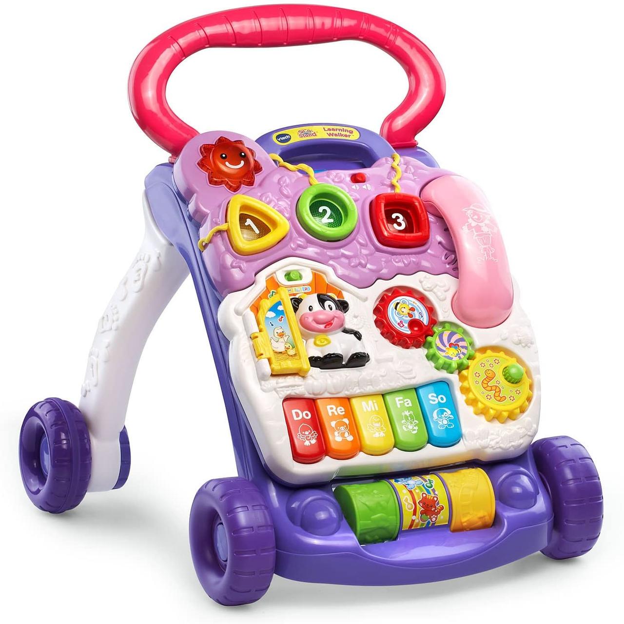 

VTech Многофункциональные ходунки-толкатели со съемной игровой панелью, сиреневые