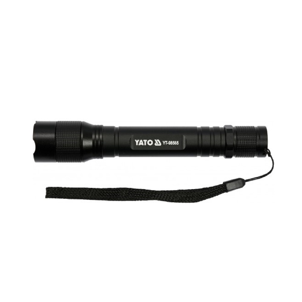 

Светодиодный(Фонарик)Карманный XPE2 CREE(3 Вт/200 lm/ 2АА)O = 29 мм x 160 мм YATO YT-08565